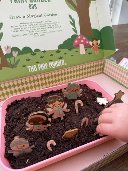 Fairy Gardening Kit for Kids - Complete Sensory Play Set with Real Seeds, Soil & Accessories | The Playmakers Co