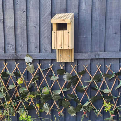 Open-Fronted Nesting Box for Robins, Wrens & Flycatchers - Weatherproof Bird House